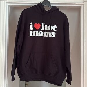 Danny Duncan Black I Heart Hot Moms Hoodie
